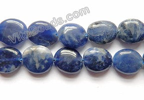 Sodalite A  -  Small Puff Oval Pebbles  16"