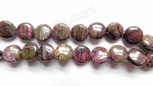 Africa Chaorite Jasper  -  Puff Coins  16"