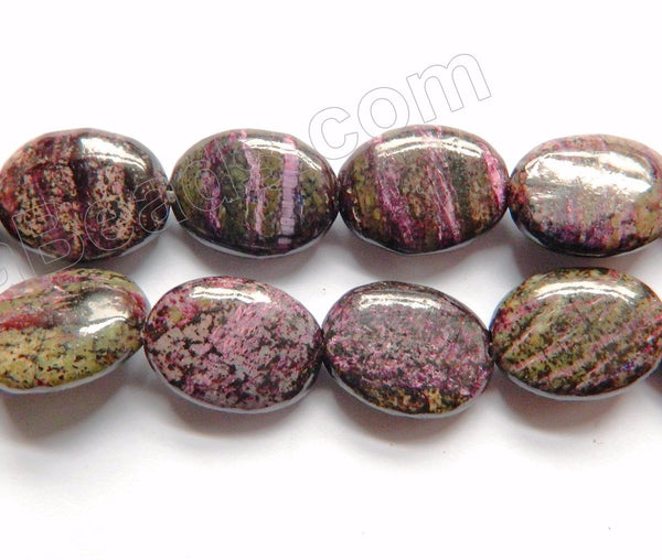 Africa Chaorite Jasper  -  Puff Ovals  16"