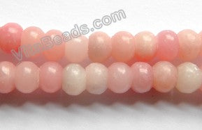Pink Opal A   -  Smooth Rondel  16"