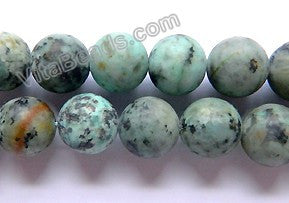 Africa Turquoise Frosted - Smooth Round 16"
