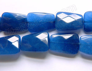 London Blue Malay Jade  -  Faceted Ladders  16"