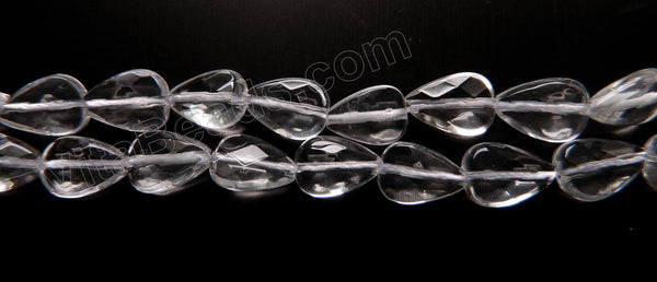 Natural Crystal AAA  -  Faceted Pears  16"