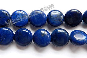 Lapis Blue Crack Turquoise  -  Puff Coins  16"