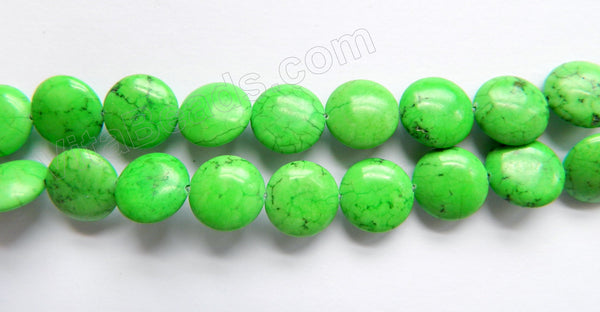 Spring Green Turquoise  -  Puff Coin  16"