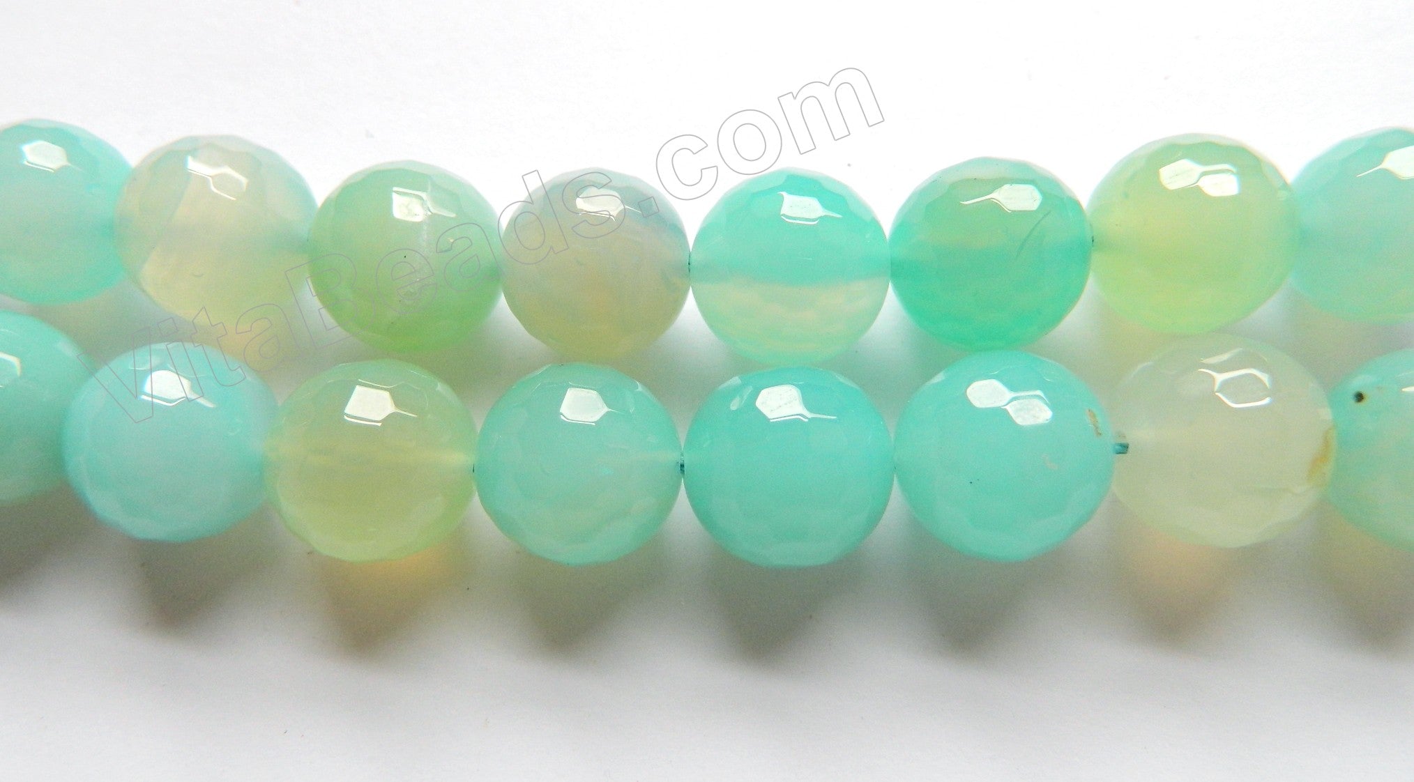 Peruvian Chalcedony Agate  -  Big Faceted Round 15"