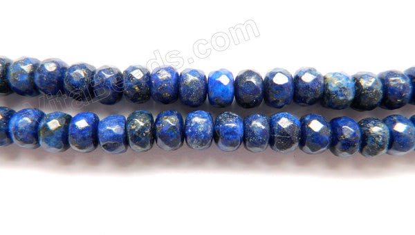 Lapis Lazuli   -  Faceted Rondels  15"