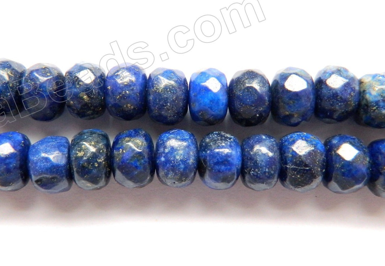 Lapis Lazuli   -  Faceted Rondels  15"