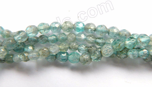 Apatite AB Natural  -  Small Faceted Round  15"