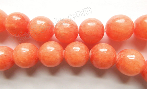 Orange Mashan Jade  -  Big Smooth Round  16"