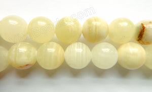 Light Green Hemimorphite Jade  -  18mm Big Smooth Round Beads  16"