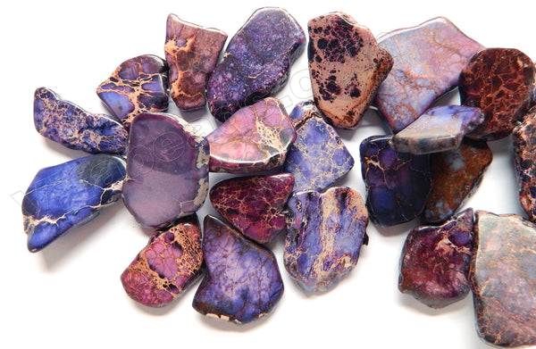 Purple Impression Jasper - Small Graduated Top-drilled Slabs