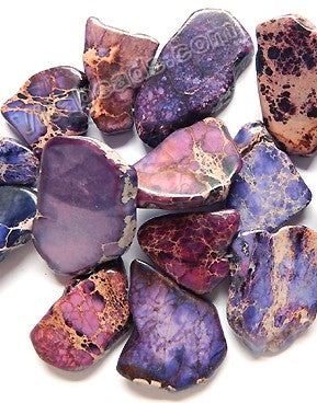 Purple Impression Jasper - Small Graduated Top-drilled Slabs