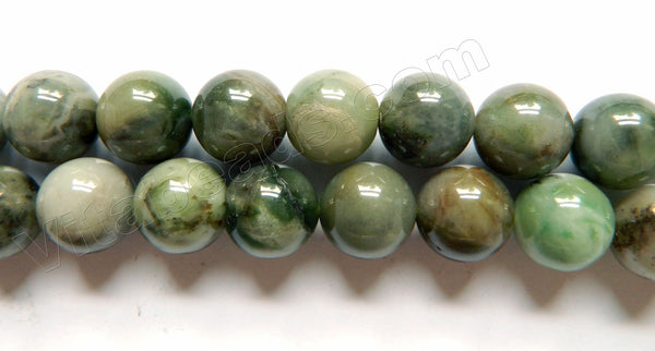 Chinese Green Jade Natural A  -  Big Smooth Round  16"