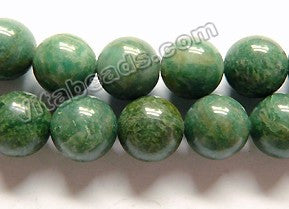 Africa Jade Natural A  -  Smooth Round  16"