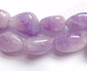 Natural light Lavender Amethyst A  -  Smooth Tumble 16"
