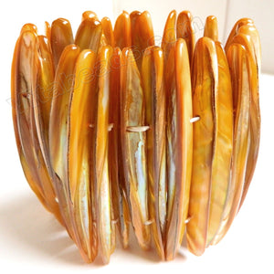 Shell - Gold Sticks Bracelet