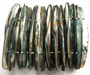 Shell - Black Sticks Bracelet