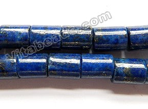 Lapis Lazuli  -  Round Tubes  16"