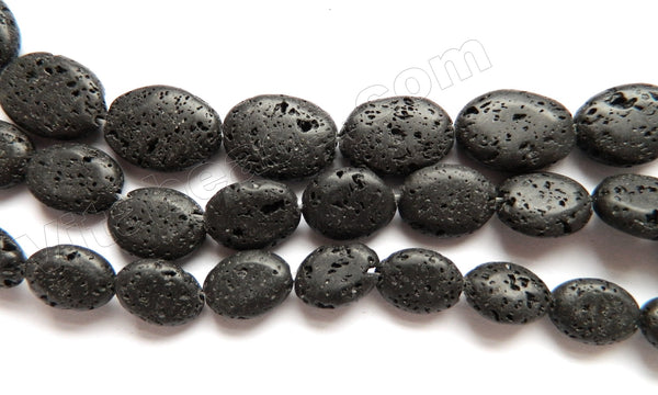 Lava Stone  -  Puff Ovals  16"