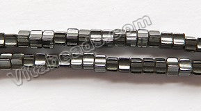 Hematite  -  Concaved Small Cubes  16"