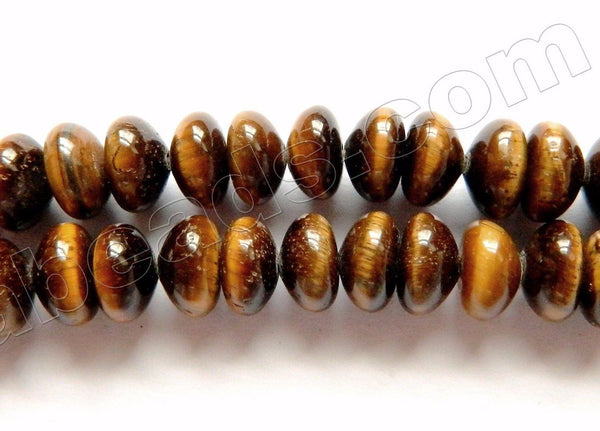 Tiger Eye  -  Smooth Rondel  16"