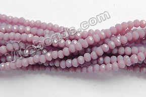 Lavender Quartz  -  Small Faceted Rondel