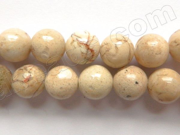 Africa Opal A  -  Smooth Round Beads  16"