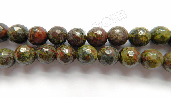 New Dragon Blood Stone  -  Faceted Round  15"