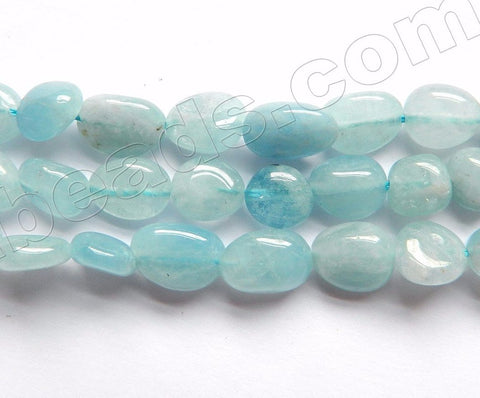 Aquamarine Natural A  -  Small Tumble  16"