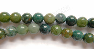 Moss Agate - Smooth Round  16"