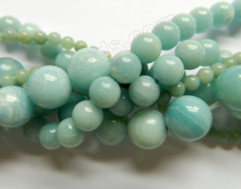 Chinese Amazonite  -  Smooth Round  16"