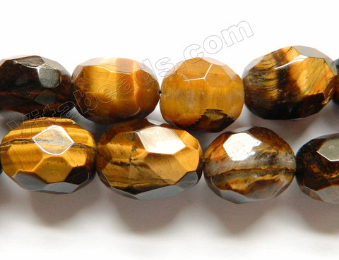 Tiger Eye  -  Faceted Tumble  15"