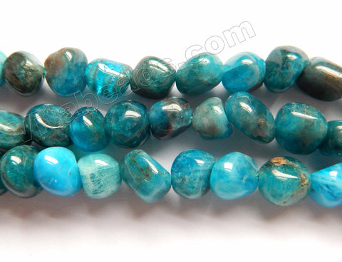 Apatite (Dark)  -  Smooth Tumble Nuggets  16"