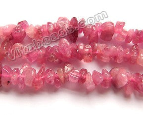 Pink Tourmaline AAA  -  Small Chips  16"