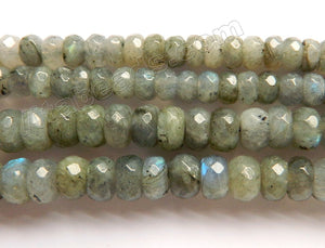 Labradorite AA  -  Faceted Rondels  15"