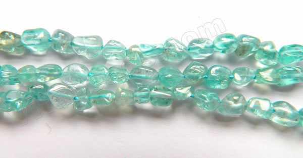 Light Apatite Natural AA  -  Small Tumbles  16"