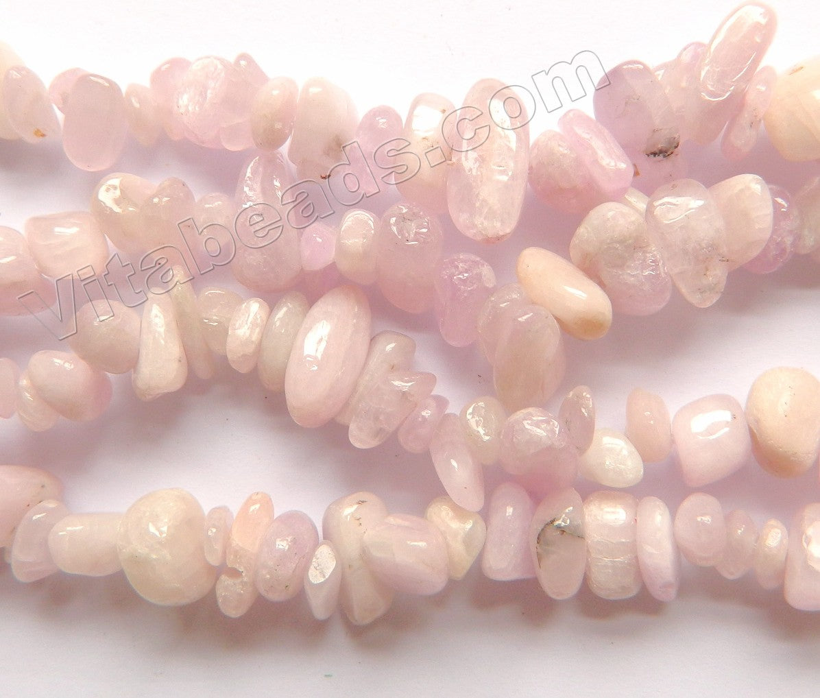 Kunzite Natural  -  Small Chip Nuggets  36"