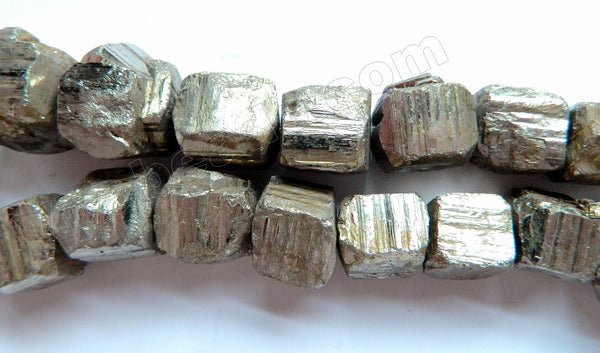 Pyrite AA Rough  -  Irregular Cube Nuggets  16"