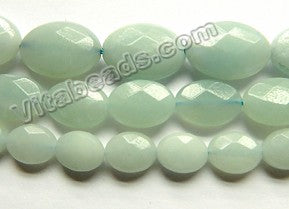 Amazonite A  -  Faceted Oval  16"
