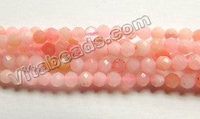 Pink Opal Natural AA  -  Small Faceted Round  15.5"