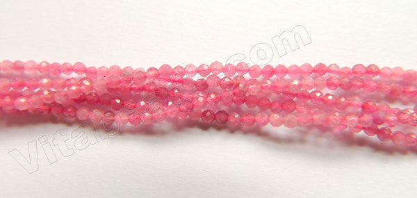 Pink Tourmaline Natural AA  -  Small Faceted Round  15"