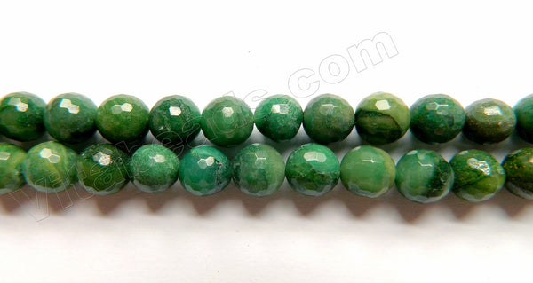 Africa Jade Natural  -  Faceted Round  15"