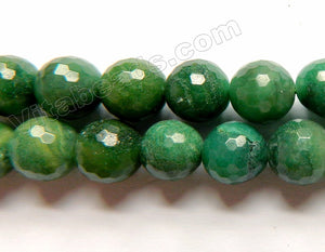Africa Jade Natural  -  Faceted Round  15"