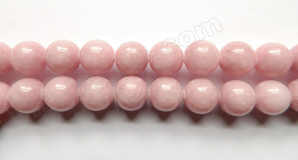 Light Pink Peach Mashan Jade  -  Big Smooth Round  16"