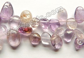 Light Ametrine  -  Smooth Drop Nuggets 16"