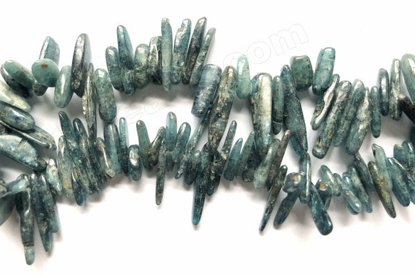 Deep Blue Green Kyanite  -  Long Sticks 16"