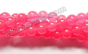 Red Ruby Jade - Smooth Round 15"