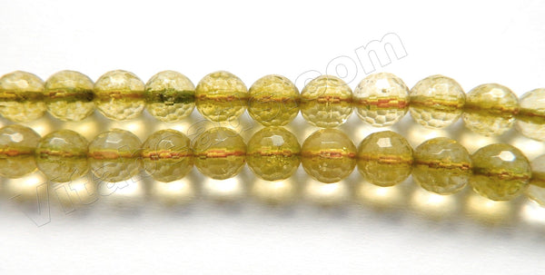 Explosion Crystal Natural - Lemon - Faceted Round