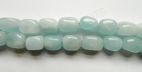 Aquamarine Natural  -  Smooth Tumble  16"